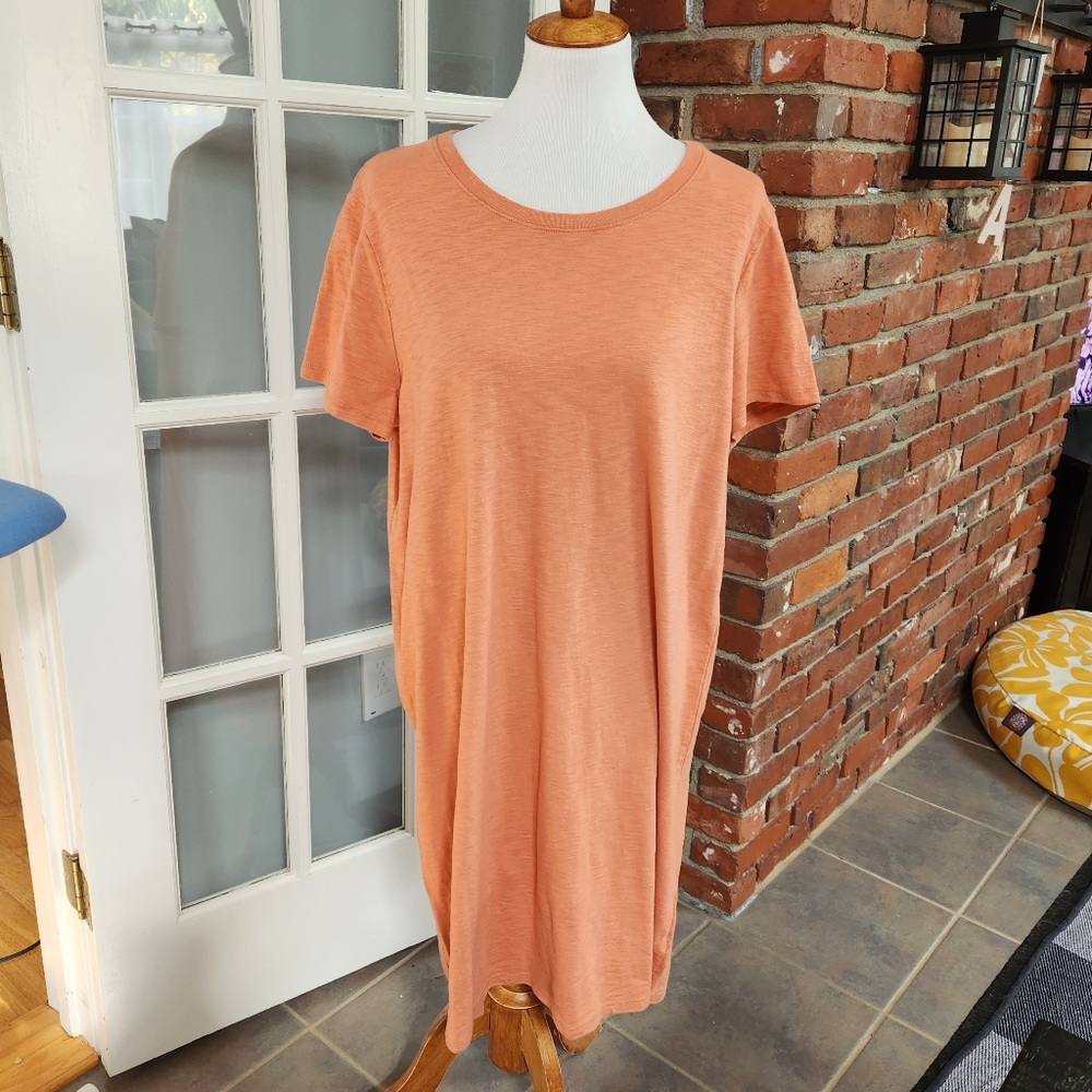 Apricot Tee Shirt Dress